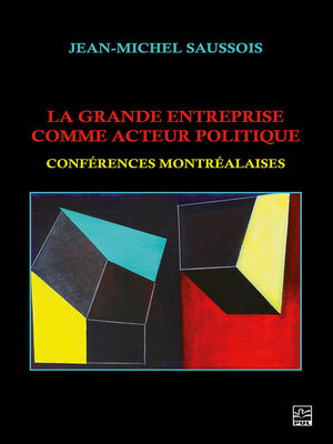 cover image of La grande entreprise comme acteur politique